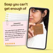 Soulflower Shining Sandalwood Soap for Protection & Tan Removal (100 g)