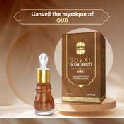 Ajmal Royal Oud Kuwaiti Attar Concentrated Perfume Oil Long Lasting for Men (10 ml)