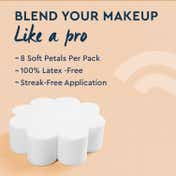 GUBB Makeup Wedges Latex Free - 8 Pieces (30 g)