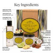 NATURALLY EUROPEAN Somerset Ginger and Lime Body Care Set (3 pcs)