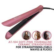 Alan Truman Soft Pink Tourmaline Ceramic Straightener AT-104 (1 pc)