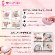 Majestique Ball Loofah with Suction Handle