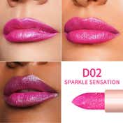 Oulac Infinity Moisture Shine Lipstick - D02 Sparkle Sensation (4 g)