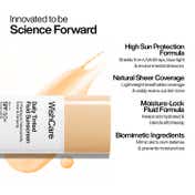 WishCare Daily Fluid Tinted Sunscreen SPF50PA++++ M201 (50 ml)