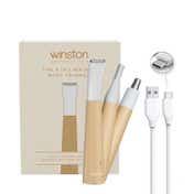 WINSTON Rechargeable Electric 3-in-1 Full Body and Bikini Trimmer for Women - 90 Min