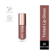 Swiss Beauty Moist Heist Tinted Lip Gloss Color+ Shine - 1 Nude Code (4.8 g)