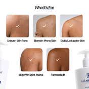 Mannlich Multivitamin 2% Kojic Acid Body Wash for Tan Removal & Brightening (300 ml)