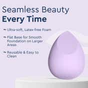 GUBB Flat Side Beauty Blender - Purple