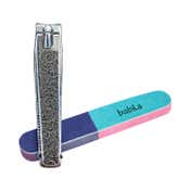 Babila Set of Large Nail Clipper & Nail Buffer 7 Steps NCB-V032 (2 pcs)