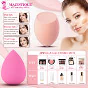 Majestique Foundation Makeup Sponge & Beauty Blender Set (4 pcs)