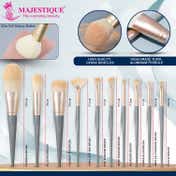 Majestique Premium Face Makeup Brush Set with Soft Bristles (10 pcs)