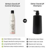 Brillare Dandruff Control Shampoo for Itchy Flaky Scalp (300 ml)