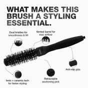 Ikonic Professional Thermal Round Brush TRB 25 - Black