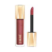 Lakme Glitterati Lip Glaze with Vegan Collagen for Glossy Lips - 303 Caramel Drizzle (5 ml)