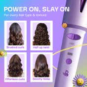 Bombae Cordless Automatic Hair Curler Machine for Women with Auto Curl Tech (1 pc)
