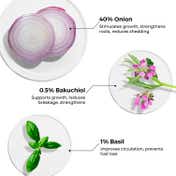Brillare 40% Onion Oil Shots for Hair Fall Reduction (48 ml)