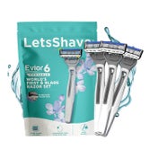 LetsShave Evior 6 Portable Razor (3 pcs)