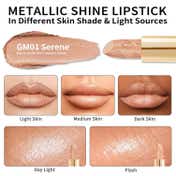 Oulac Metallic Shine Lipstick - GM01 Serene (4.3 g)
