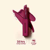 Mamaearth Luxe Matte Long Stay Lipstick with Passion Fruit Oil - Deep Plum (2 g)