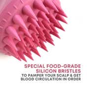 Alan Truman Scalp SOS Scalp Massage & Shampoo Brush - Metallic Pink (1 pc)