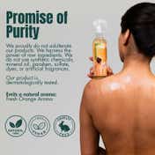 Hibiscus Monkey Sunflower Orange Velvet Spray In-Shower Body Moisturiser (250ml)