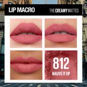Maybelline New York Color Sensational Creamy Matte Lipstick - 812 Mauve It Up (3.9 g)
