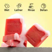 Soulflower Detan Bright Tomato Soap for Tan Removal & Moisturizer (100 g)