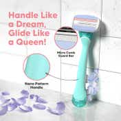 LetsShave Evior 3 Sensitive Razor for Women  1 Handle 1 Blade Smooth Full Body Shave