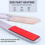 Ktein Hair Straightener - Wide Plate Flat Iron for Damp & Dry Hair with 4 Temperature