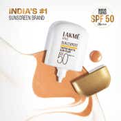 Lakme Sun Expert Tinted Matte Fluid SPF 50 Sunscreen 1% Ceramide - Bronze (50ml)