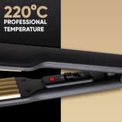 Vega Classic Hair Crimper with Ceramic Coated Plates (VHCR-01) Black (1 pc)