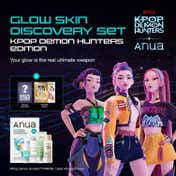 Anua Glow Skin Discovery Set K-Pop Demon Hunters Special Edition (7 pcs)