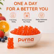 Purna Gummies Superfruits Collagen Gummies For Hair And Skin - Mixed Fruit Flavor (30 Pcs)