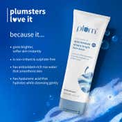 Plum Bright 2% Niacinamide Face Wash With Rice Water Brightens Skin Helps Fade Blemishes (100 ml)