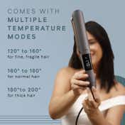 Winston Hair Crimper with Adjustable Temperature - Grey