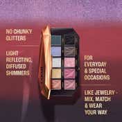Lakme Be-Jewel Multichrome Eyeshadow Palette, 10 Shimmery Shades - Midnight Metals (12 g)