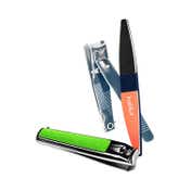 Babila Set of Large Nail Clipper & Nail Buffer NCB-V021 (2 pcs)