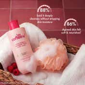 mCaffeine Brightening Body Wash 5% Niacinamide & Raspberry Boosts Glow, 5% Glycerine (300 ml)