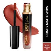Faces Canada Comfy Matte Wow One Swipe Application Liquid Lipstick - Mauve Majesty 08 (3.8 ml)