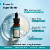 Pilgrim 10% Niacinamide with Kojic Acid & Korean Rice Water Face Serum For Clear & Glass Skin (10 ml)