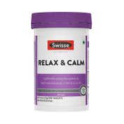 Swisse Relax and Calm Tablets 300mg Magnesium Citrate with Hops and Inositol (60 Tablets)