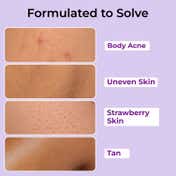 Foxtale Exfoliating Body Wash 2% Salicylic Acid Zinc PCA Reduces Body Acne Smoothens Skin (250 ml)