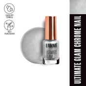 Lakme Ultimate Glam Chrome Nail Paint - Silver (6 ml)