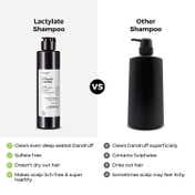 Brillare Lactylate Anti Dandruff Shampoo Soothes Itchy Scalp and Reduces Dandruff (200 ml)