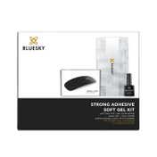 BLUESKY Soft Gel Tips Kit with Strong Adhesive - Stiletto Nails (3 pcs)