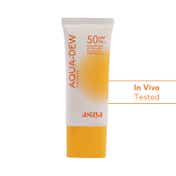 ASAYA Aqua Dew Sunscreen, In-VIVO Tested, SPF 50 PA+++ Rice Extract Zero White Cast (50 g)