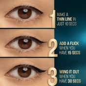 Lakme 9 to 5 Eyeconic Liquid Eyeliner Matte Finish Waterproof Smudgeproof 24 Hrs - Brown (4.5 ml)