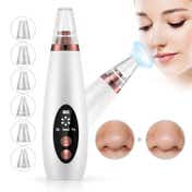 SEMINO Professional Blackhead Remover Dermasuction Machine With 6 Nozzles - White