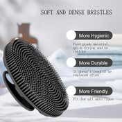 Bronson Professional Silicone Exfoliating Body Scrubber Bath Brush