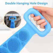 Bronson Professional Back Scrubber Belt Cleaning Exfoliating Bath Brush (Color & Design May Vary)